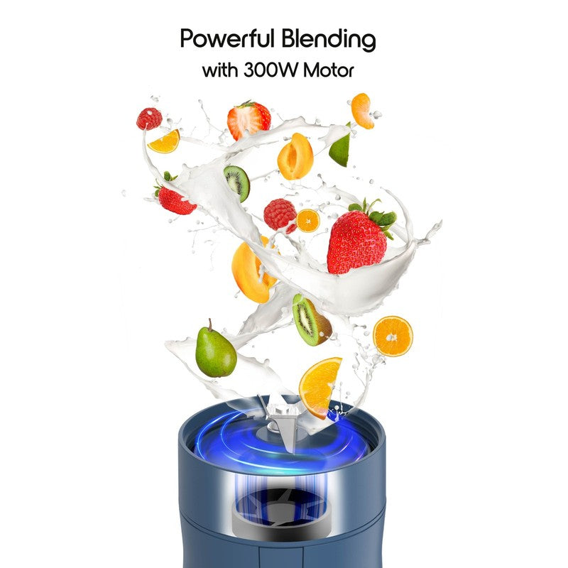 300W Mini Smoothie Blender – 18oz Personal Countertop Blender for Smoothies & Sh1