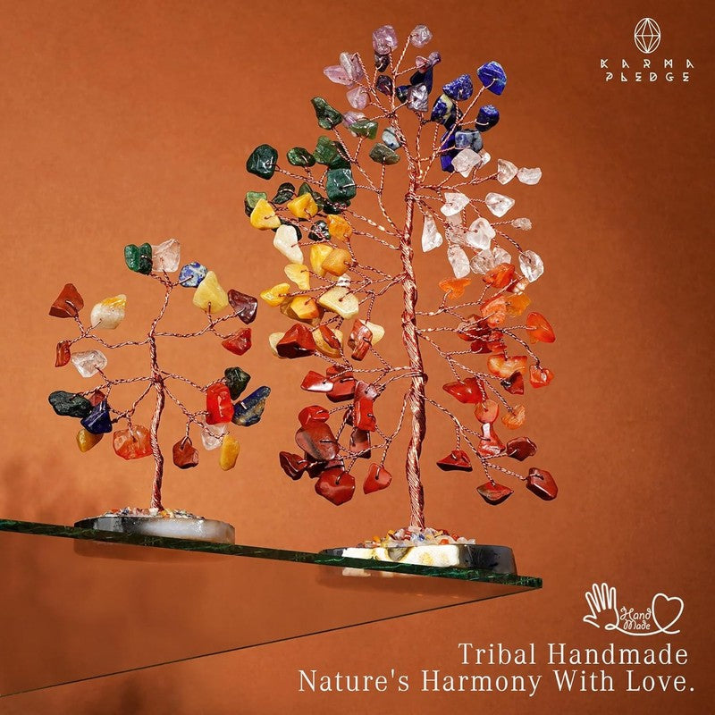 7 Chakra Tree of Life Crystal Set Feng Shui Decor Positive Energy Good Luck Gift5