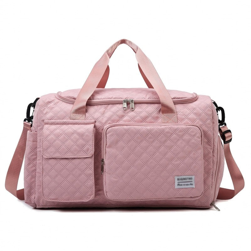 Travel Duffle Bag for Women Men, Weekender Bags Carry on Gym Bag with Wet Pocket8