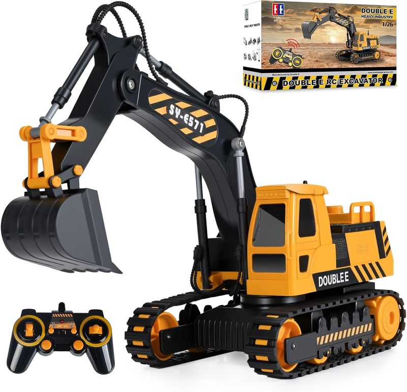 Remote Control Excavator Construction Toy Realistic Sandbox Digger for Kids10