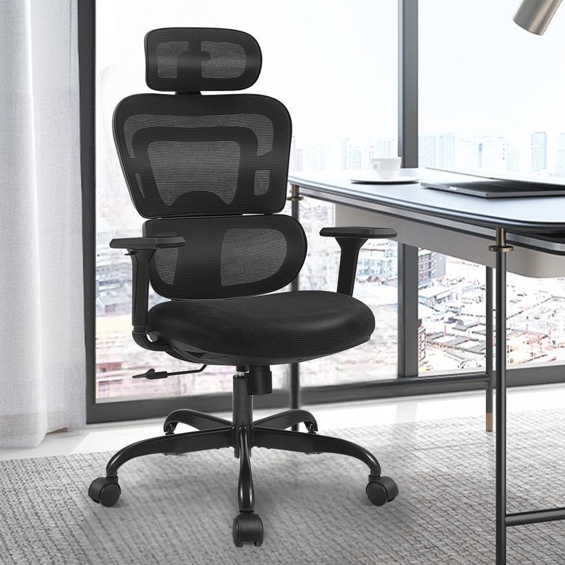 Ergonomic High Back Office Chair with Lumbar Support & High-Sponge Cushion10