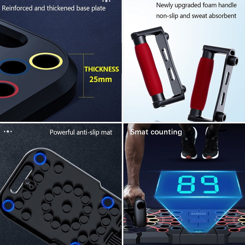 Push up Board with Smart Count,Multi Function 60 in 1 Push up Bar (Foldable & Po11
