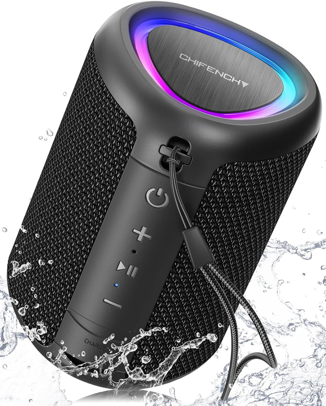 Portable Bluetooth Speaker IPX5 Waterproof BT 5.3 TWS Outdoor Travel0