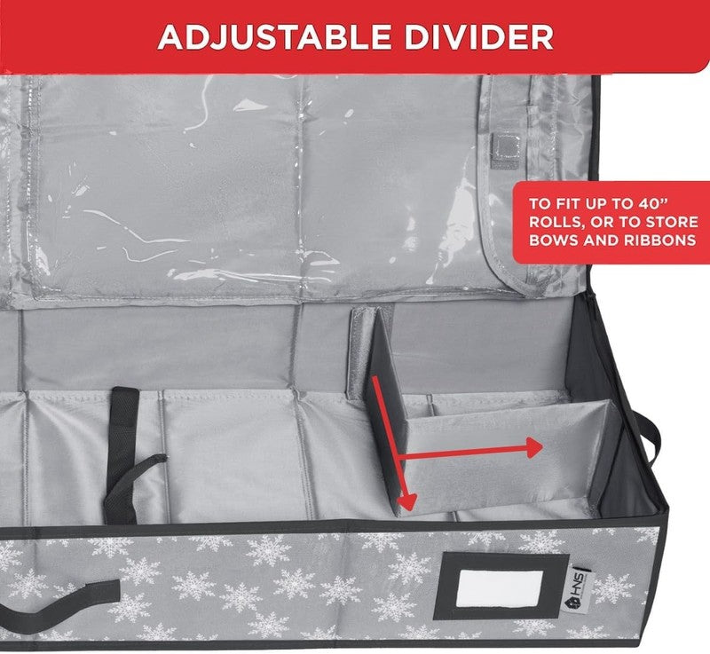 Wrapping Paper Storage Container – Fits up to 27 Rolls 1 3/8” Diam.   Underbed G5