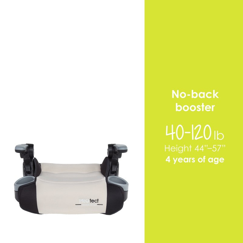 Protect 2-In-1 Folding Booster Seat - Dash Tan9