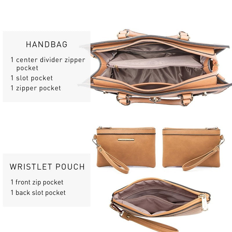 Women Handbag Purse Shoulder Top Handle Satchel Tote Work Bag Clutch4