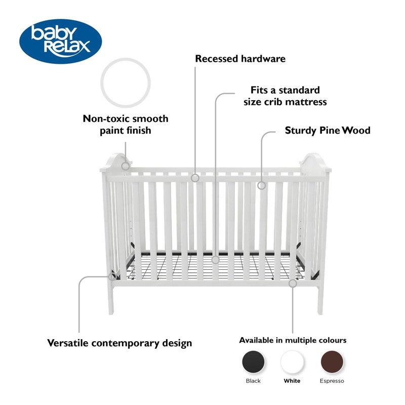 Adele 3-In-1 Convertible Crib, White7