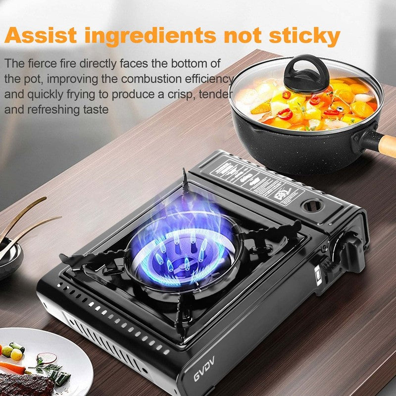 Portable Camping Stove, 1 Burner Butane Gas Stove with Updated Carrying Case9