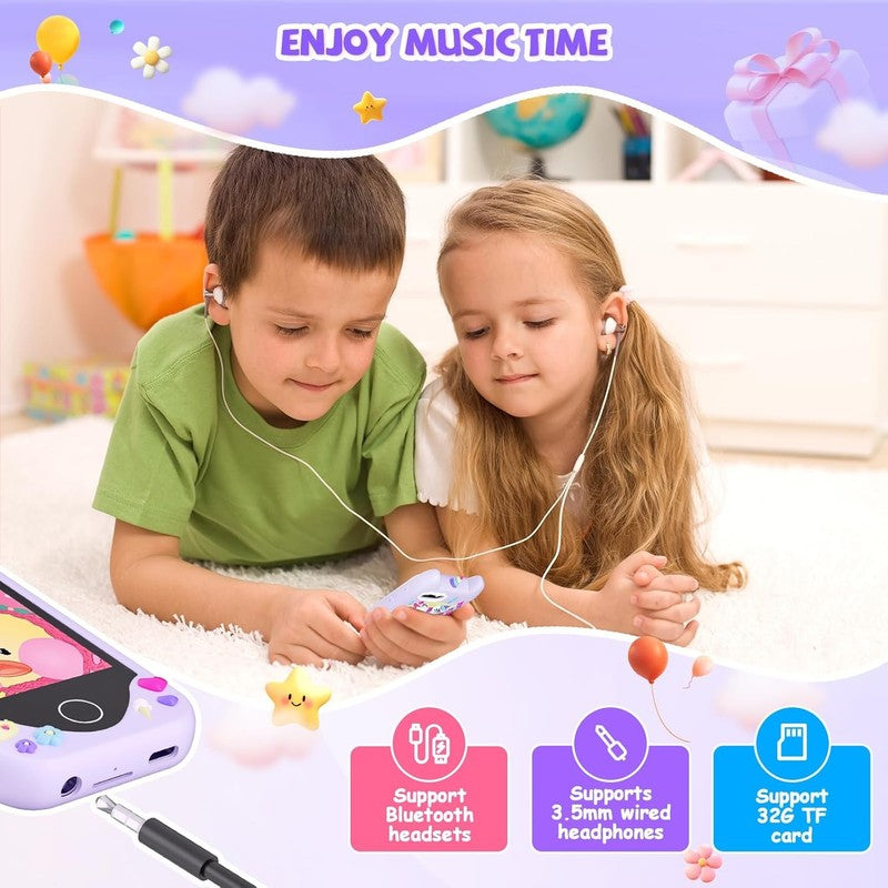 Kids Smart Phone for Girls Gifts - Toddler Christmas Birthday Gift for Age 3 4 55