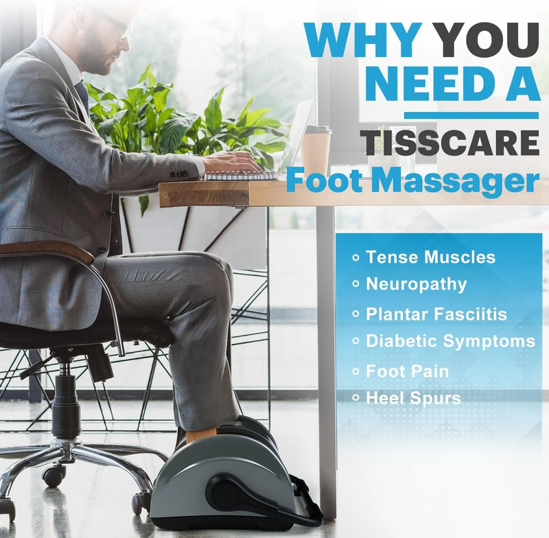 Shiatsu Foot Massager with Heat: FSA HSA Eligible Foot Massager for Neuropathy, 1