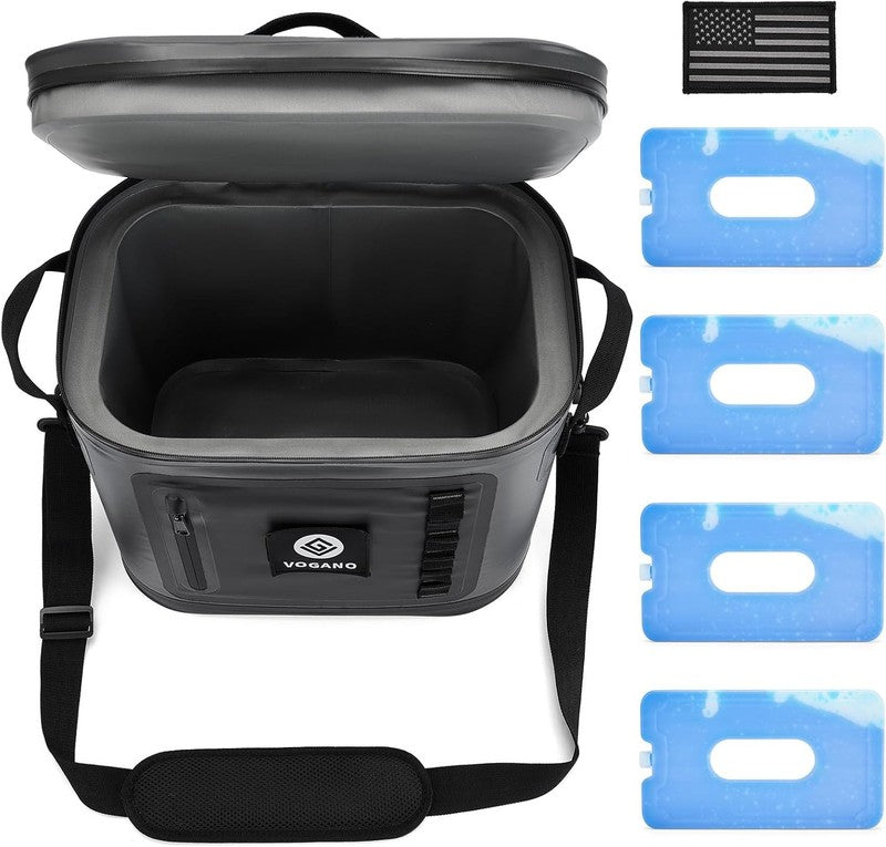 40 Can Soft Cooler Bag   Insulated Leak Proof Large Cooler Bag with Roll Top Wat1