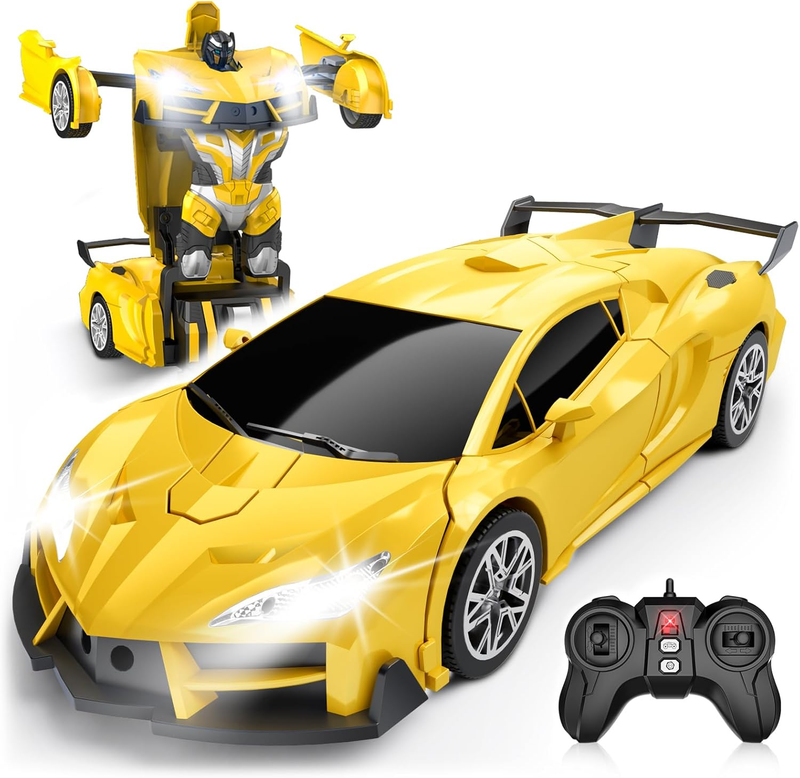 Transform Remote Control Car, RC Cars for Boys Age 3-5 6-8, One-Button Transform0