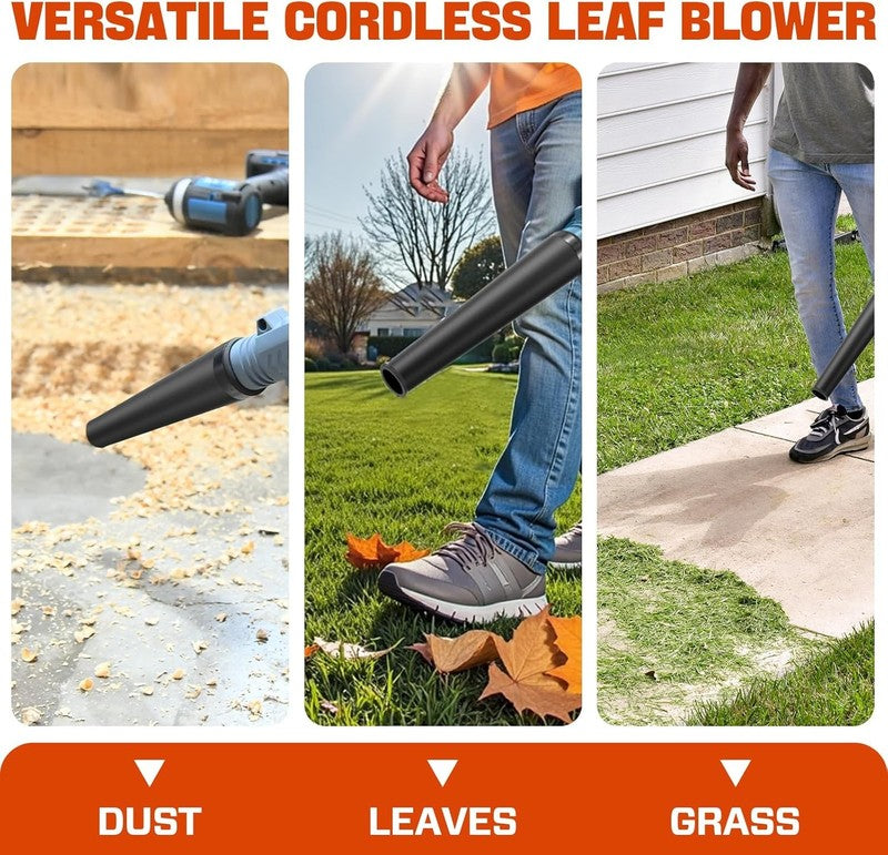 20V Cordless Leaf Blower, Electric Blowers with Brushless Motor, 3 Variable Spee5