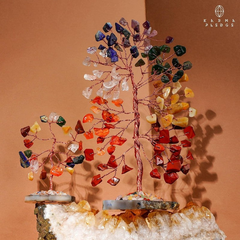 7 Chakra Tree of Life Crystal Set Feng Shui Decor Positive Energy Good Luck Gift6
