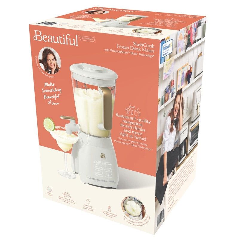 Slush Crush 60 Oz 4-Speed Frozen Drink Maker, White Icing by Drew Barrymore1