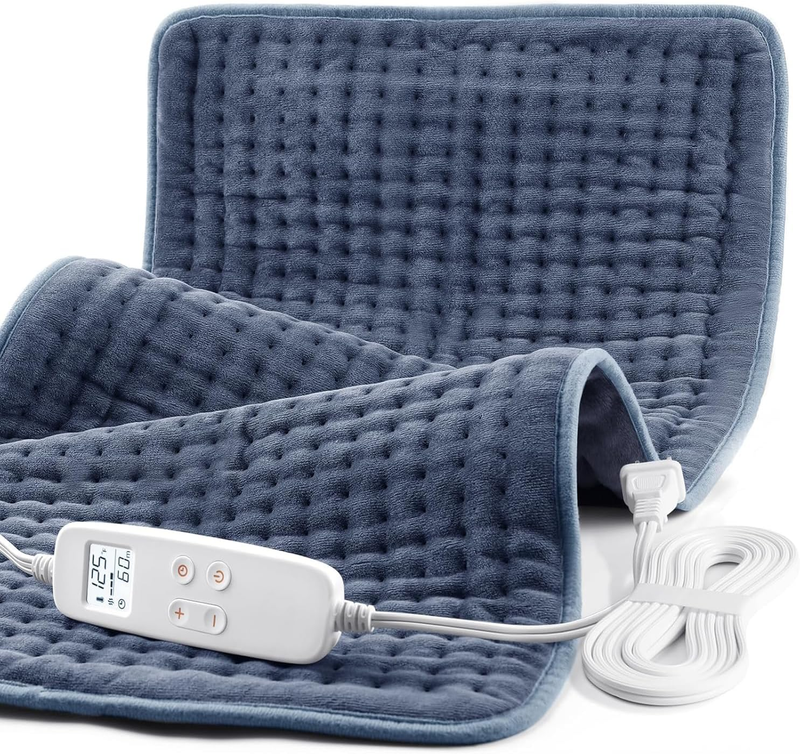 Heating Pad: 33 X 17 Inches Electric Heating Pad for Back Pain Relief -Extra Lar9