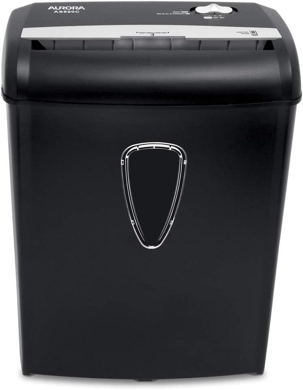 AS890C 8 Sheet Cross Cut Paper/Credit Card Shredder with Basket1