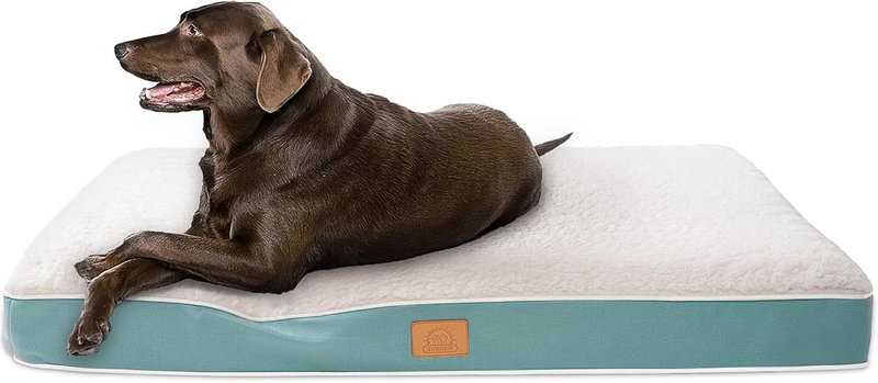 Orthopedic Dog Bed for Large Dogs   Waterproof Crate Bed with Washable Cover10