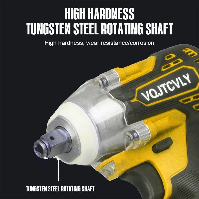 Brushless Impact Driver, 21V Cordless Impact Wrench 1/2 Inch, 2 × 4.0Ah Impact D6