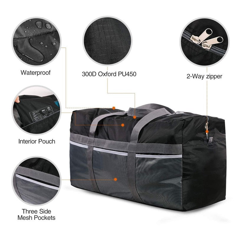 96L Large Travel Duffle Bag, 31" Weenkender Bag with Adjustable Shoulder Straps,5