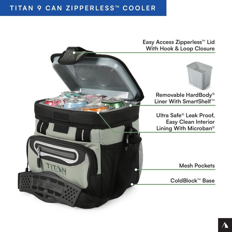 Deep Freeze Zipperless Hardbody Cooler with Insulation & Smartshelf1
