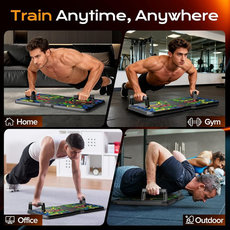 Extra Large Push Up Board 30-in-1 Portable Pushup Stands Home Gym Training3