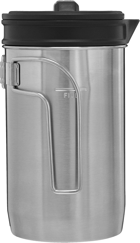 All in One French Press Coffee Maker 32 Oz | 5 Minute Brew, 4 Hours Hot | Mesh F3