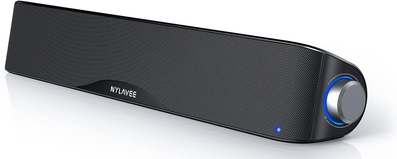 HiFi PC Soundbar Speakers Bluetooth 3.5mm USB USB C Mic Headphone Jack8