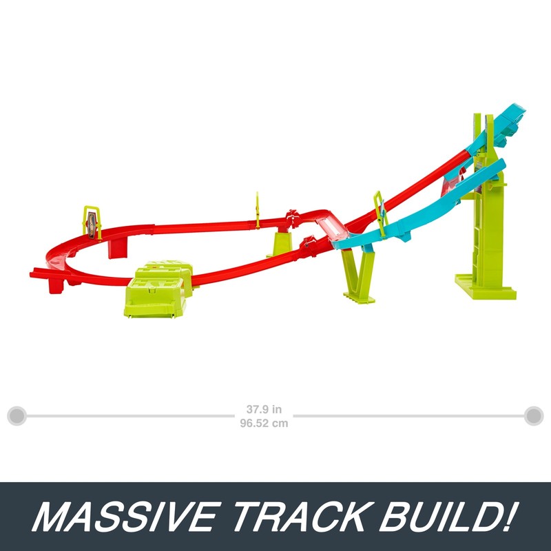 Track Set, Neon Speeders Skyscraper Speed Circuit with 1  Car2