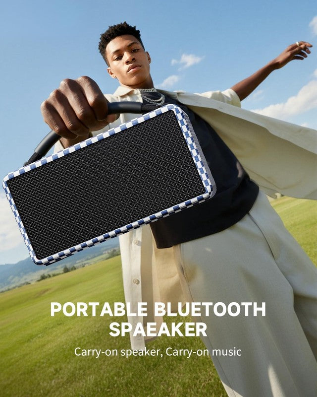 80W Portable Bluetooth Speaker 20H Playtime Subwoofer TWS Blue2
