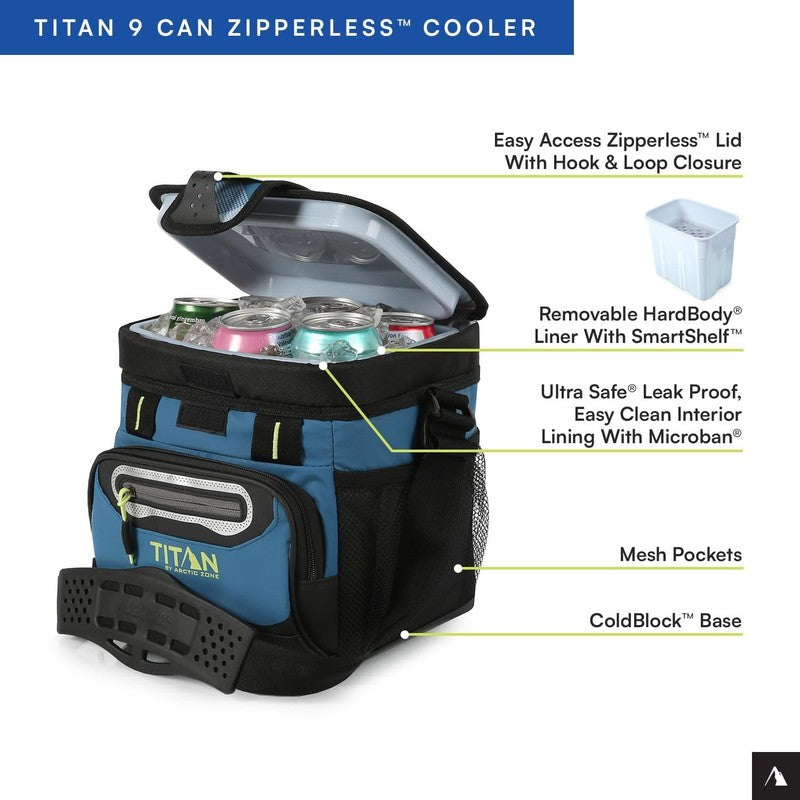 Deep Freeze Zipperless Hardbody Cooler with Insulation & Smartshelf1