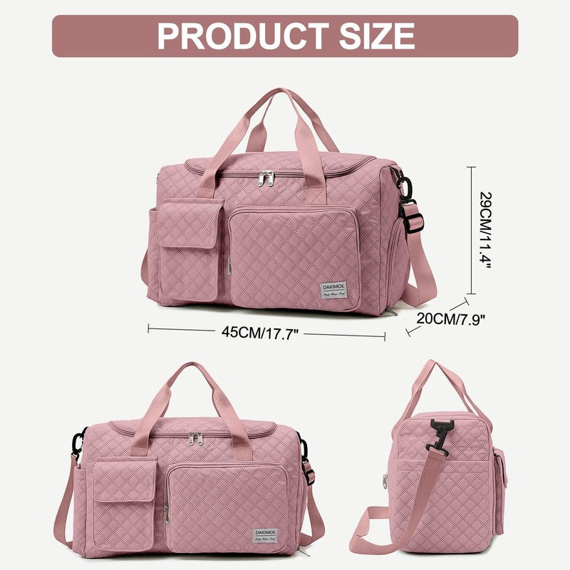 Travel Duffle Bag for Women Men, Weekender Bags Carry on Gym Bag with Wet Pocket1