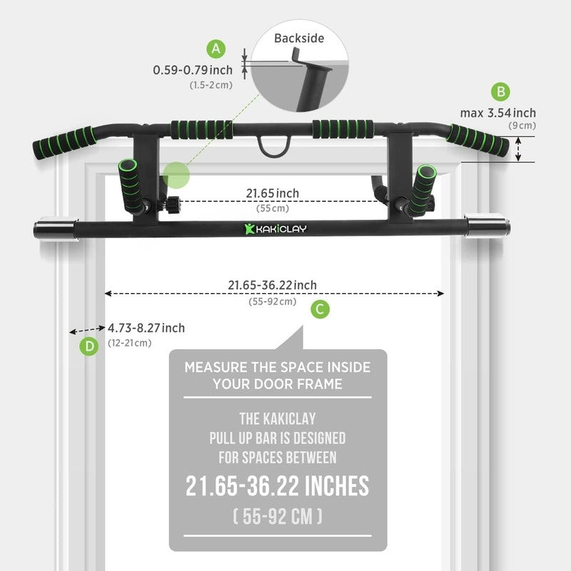 2025 Upgrade Multi Grip Pull up Bar with Smart Hooks, Heavy Duty Home Gym Bar4