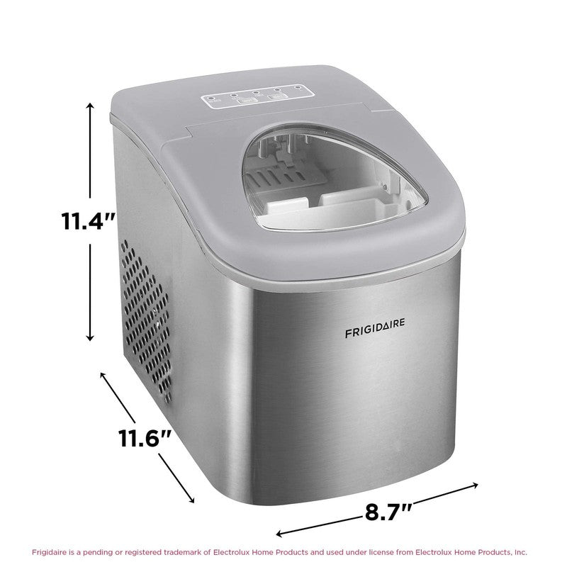 Countertop Ice Maker with Stainless Steel Finish, Quick Bullet Shaped Ice 26 Lbs4
