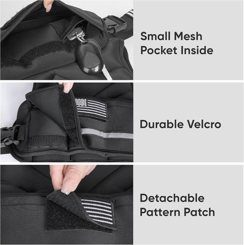 Adjustable Weighted Vest 4 10lb Strength Training Running Walking Unisex5