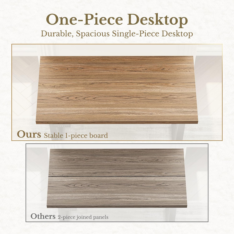 Light Oak Electric Standing Desk 48in Adjustable Height Office Desk3