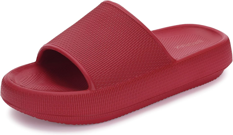 Pillow Slippers Women Men House Slides Cushioned Thick Sole Sandals10