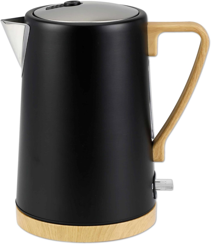 Electric Kettle 1.7L 1500W Stainless Steel Fast Boil Auto Shut Off LED Black9