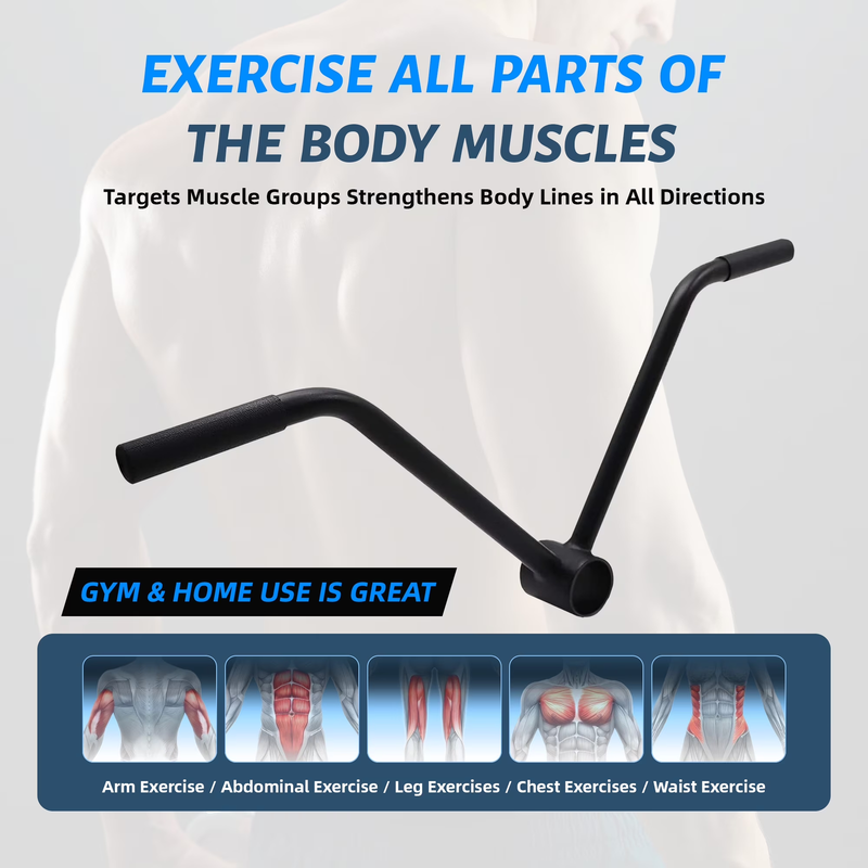 Landmine Handle T Bar Attachment Olympic Barbell Heavy Duty Gym Grip1