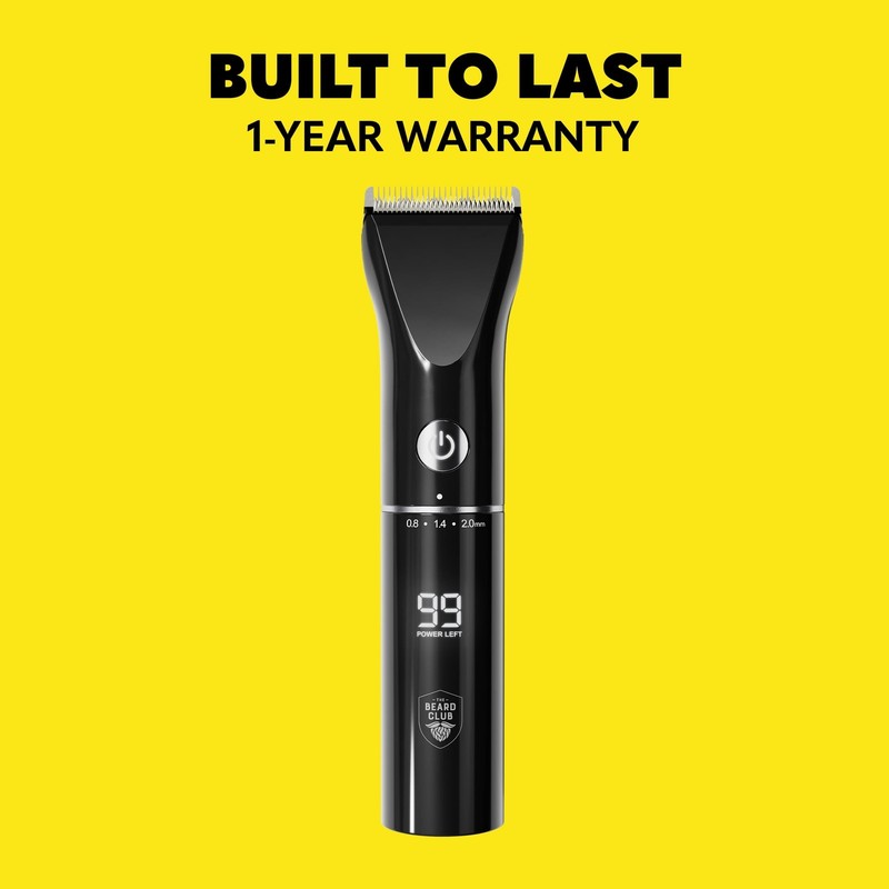 Precision Beard Trimmer for Men, 8 Guides with 45 Trim Settings Travel Barber Tr6