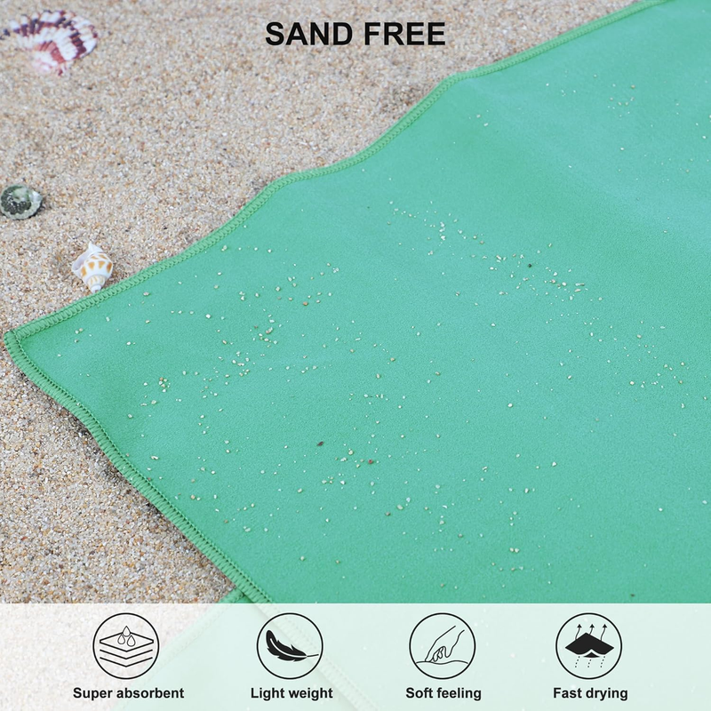 Microfiber Travel Towel Quick Dry Gym Camping Beach Pool Ultra Compact4
