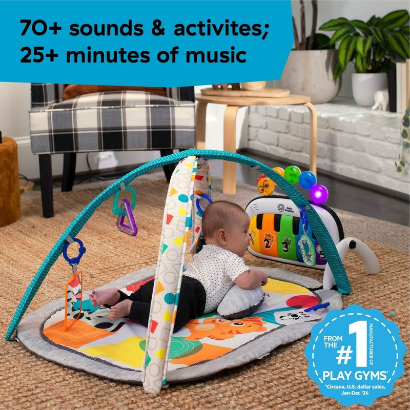 Kickin' Tunes 4 in 1 Baby Activity Gym Play Mat w/ Piano, 0 36M, Multicolor4