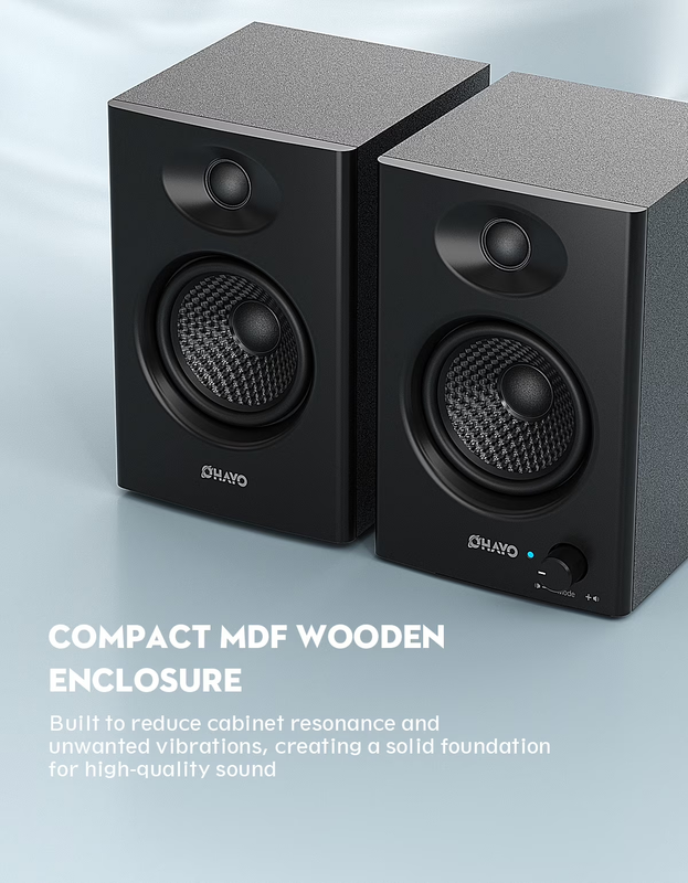 Ortiza 60W Bluetooth 5.3 Computer Speakers USB PC Laptop AUX RCA Black8
