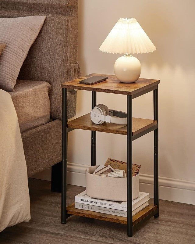 Side Table, Small End Table, Tall Nightstand for Living Room3