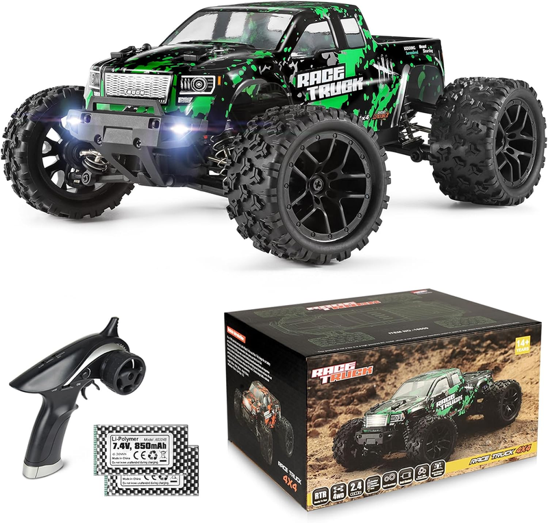 1:18 Scale All Terrain RC Car 18859, 36 KPH High Speed 4WD Electric Vehicle with0