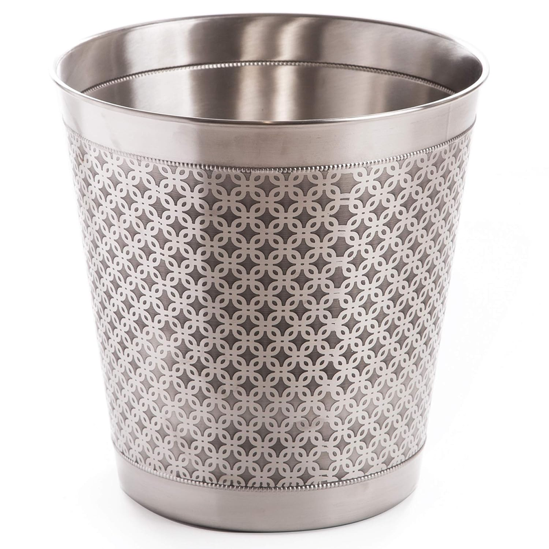 Metal Waste Basket, Trash Can for Home, Office, Bathroom, Kitchen, Bedroom10