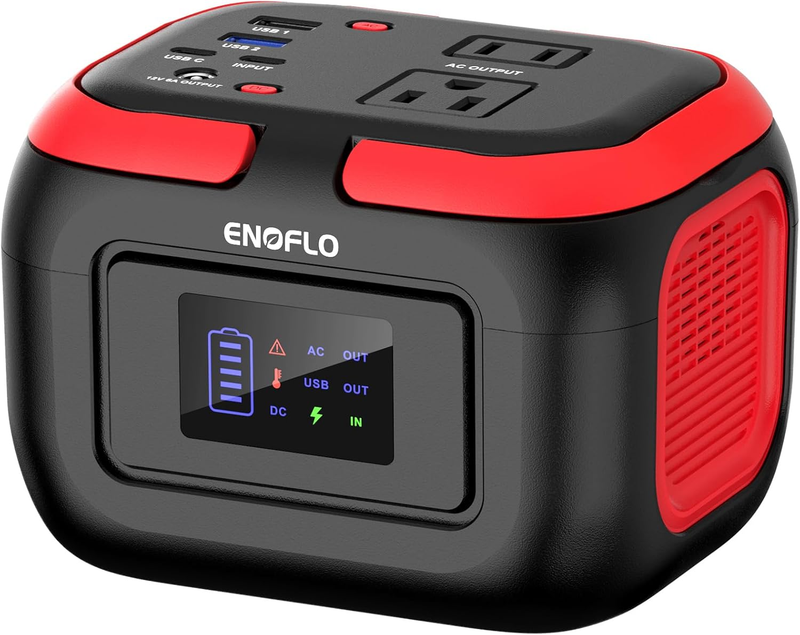 Portable Power Station, 97Wh Solar Generator, Lithium Battery Power with 110V AC10