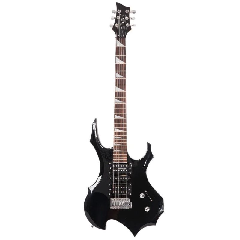 37" Adult Electronic Guitar Kit W/ Amp Bag Strap Accessories for Beginner, Black6