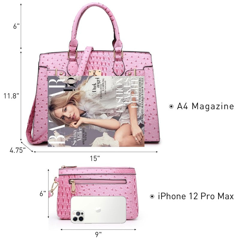 Women Handbag Purse Shoulder Top Handle Satchel Tote Work Bag Clutch3