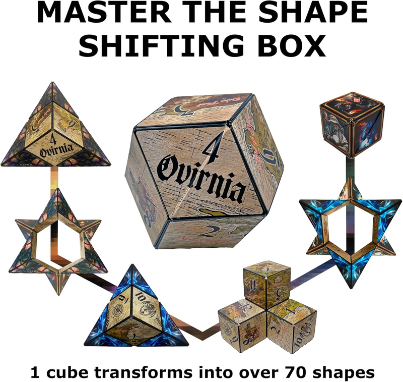 Sensory Fidget Cube Stress Relief Shape Shifting 100+ Shapes Toy3